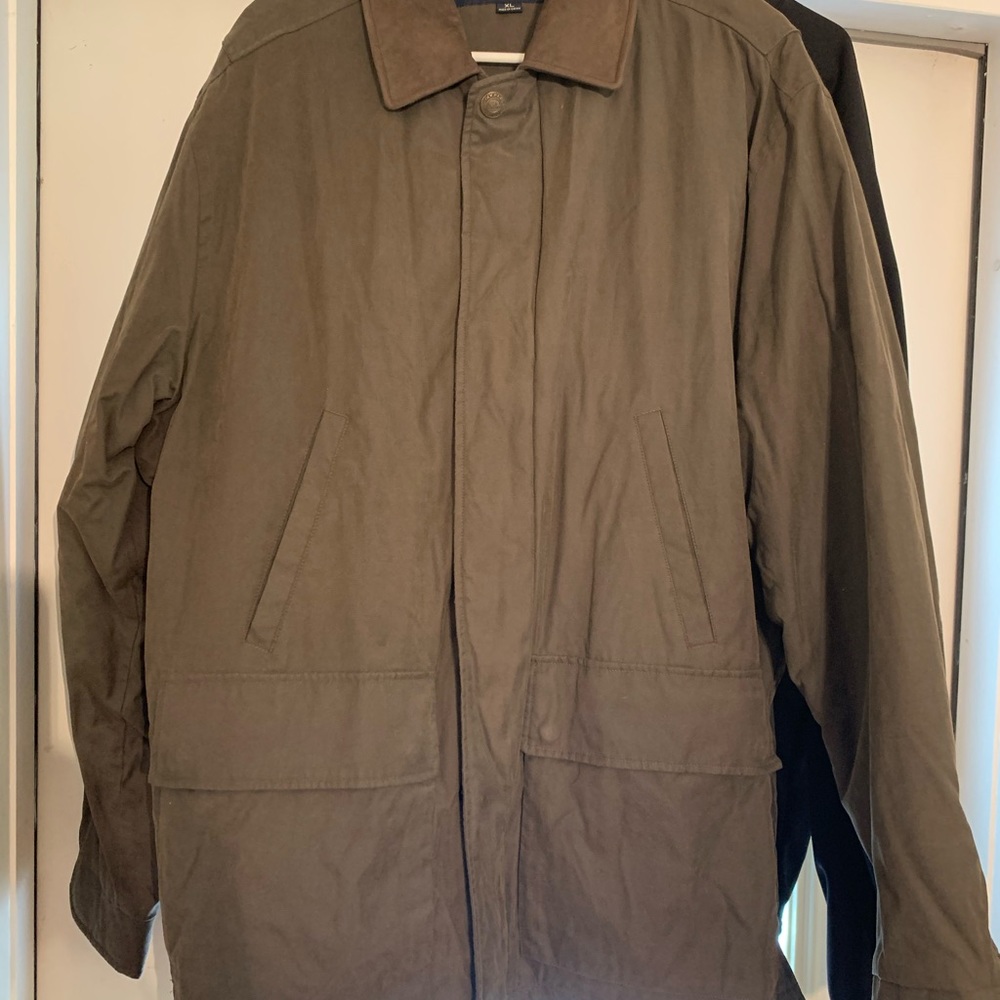 Dockers winter jacket with leather collar